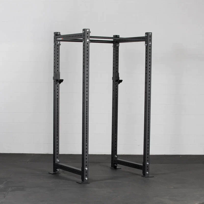 X-3 Series Bolt-Down Power Rack Detail | Black / No Weight Plate Holders - view 2