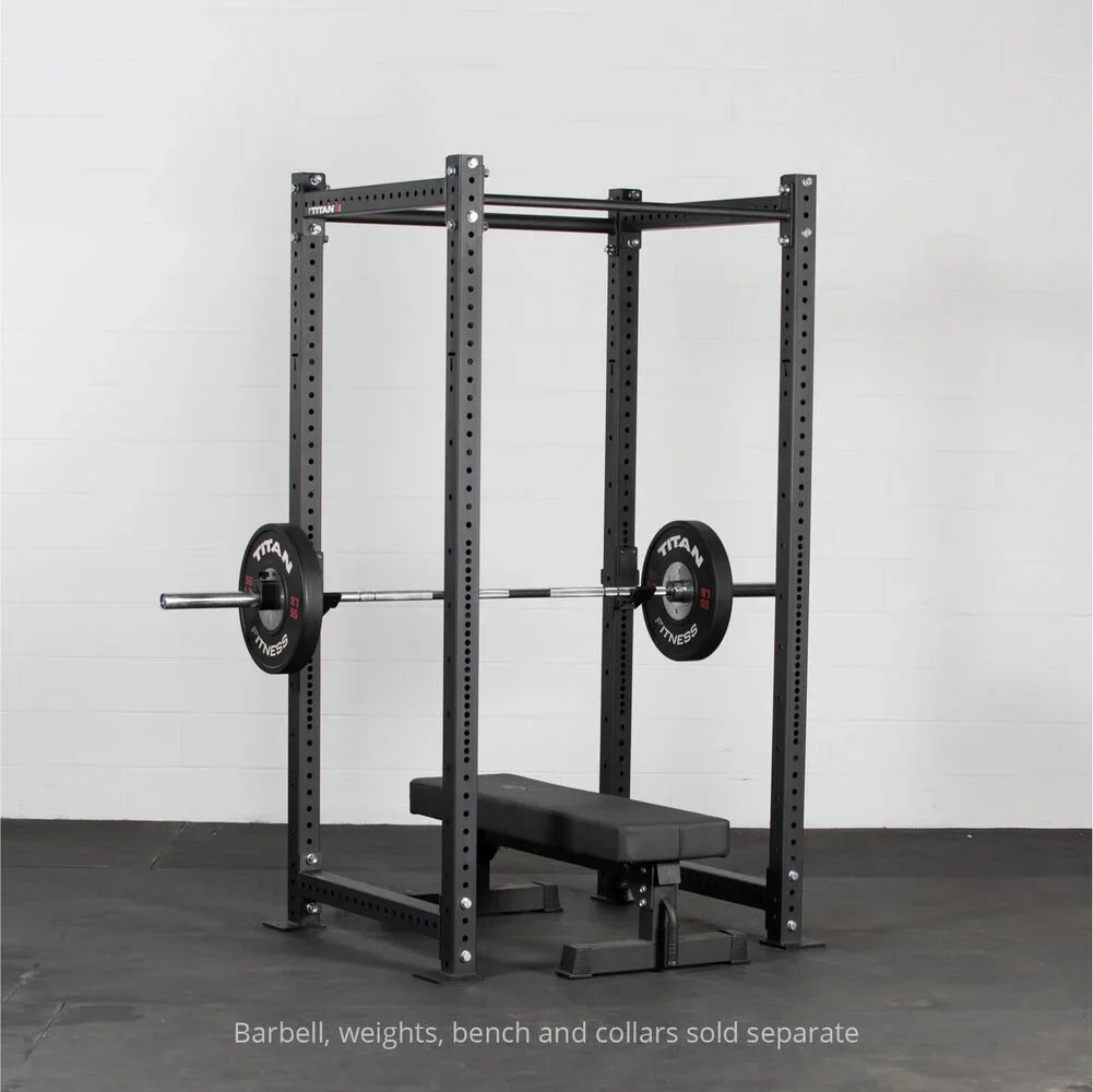 X-3 Series Bolt-Down Power Rack - Barbell, bench, weights, and collars sold separate | Black / 4 Pack Weight Plate Holders - view 72