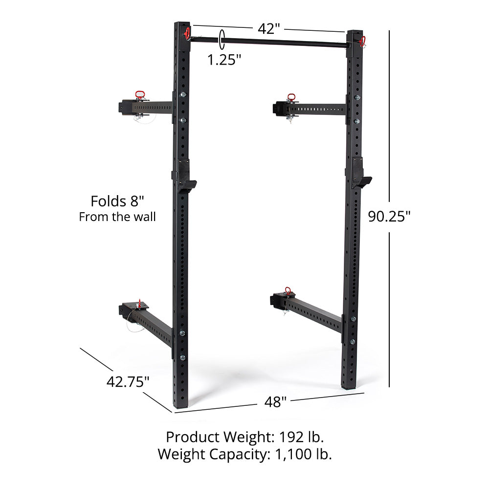 X-3 Series Folding Power Rack | 90" / 41" - view 40