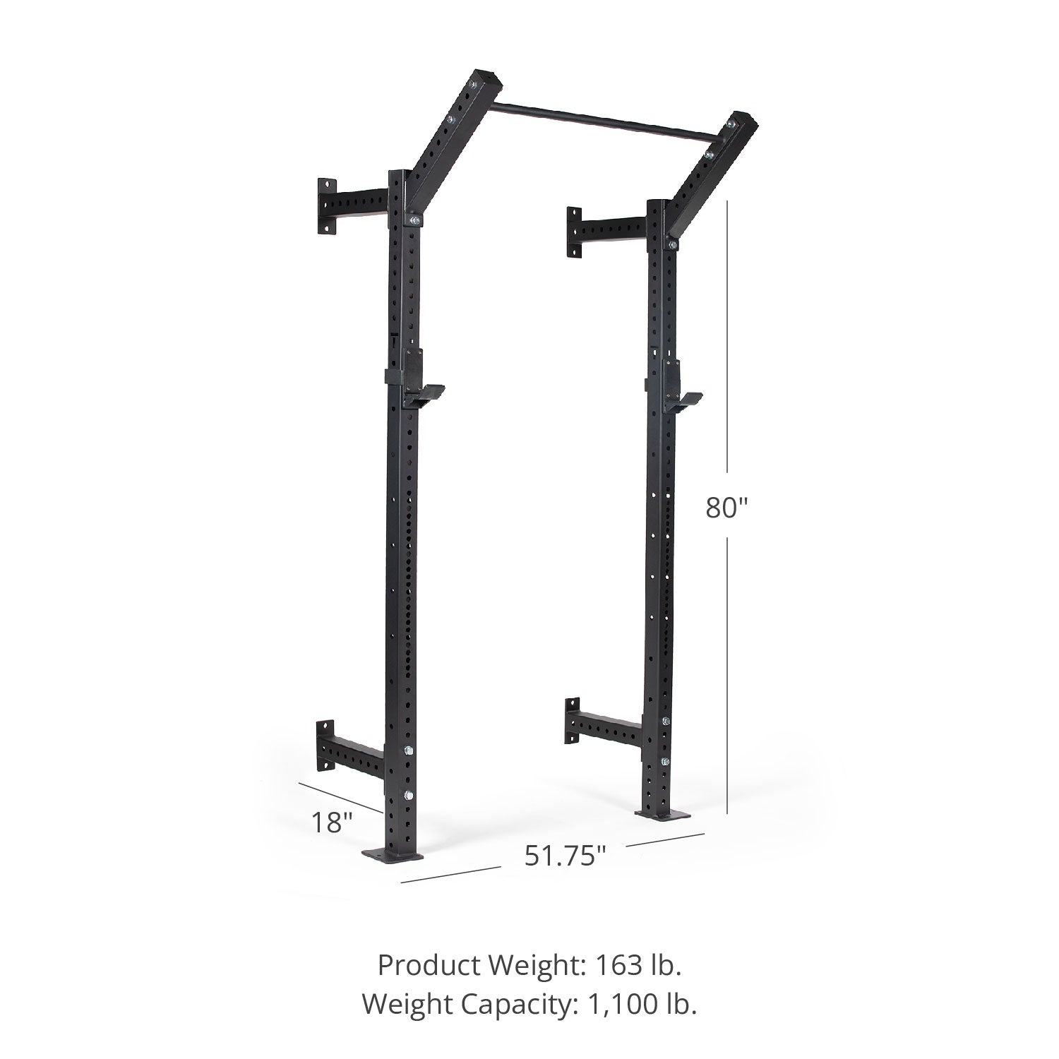 X-3 Series Space Saving Rack | 80" / 18" / Yes