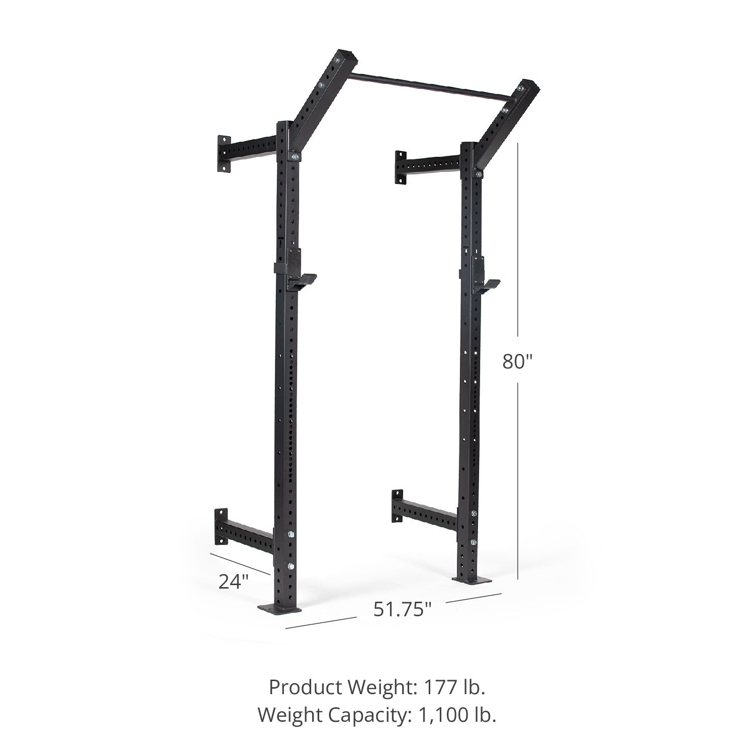 X-3 Series Space Saving Rack | 80" / 24" / Yes