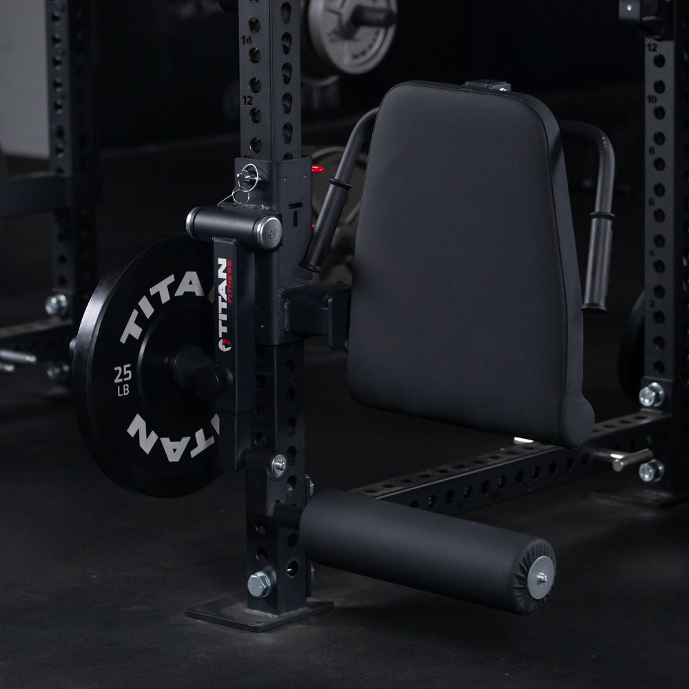 Scratch and Dent, TITAN Series Rack Mounted Leg Curl and Extension ...