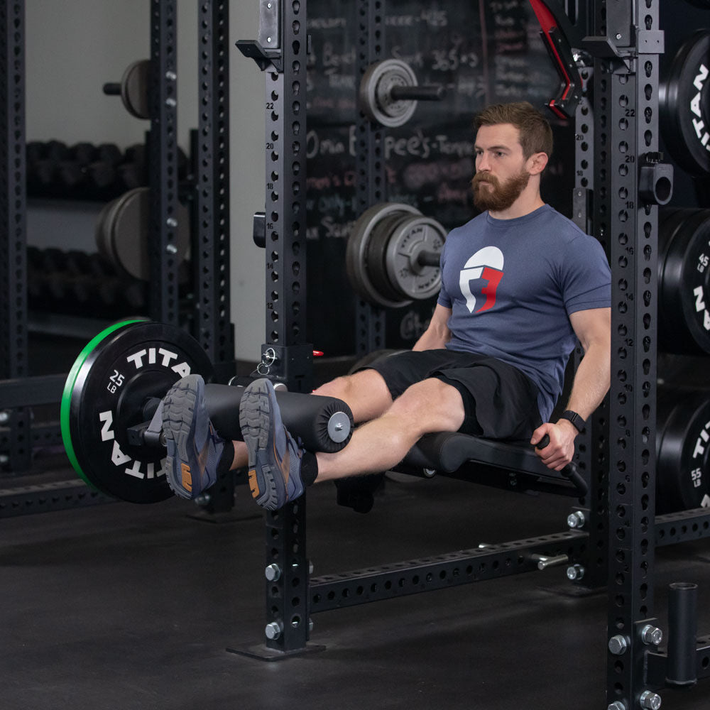 TITAN Series Rack Mounted Leg Curl and Extension - view 2