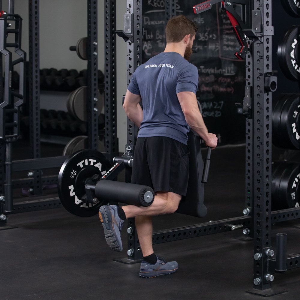 TITAN Series Rack Mounted Leg Curl and Extension - view 3