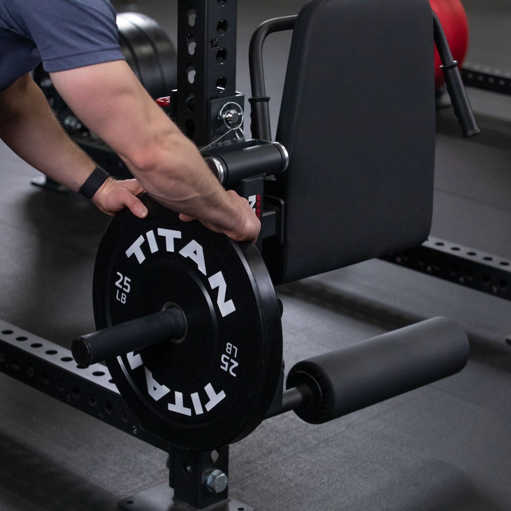 TITAN Series Rack Mounted Leg Curl and Extension - view 5