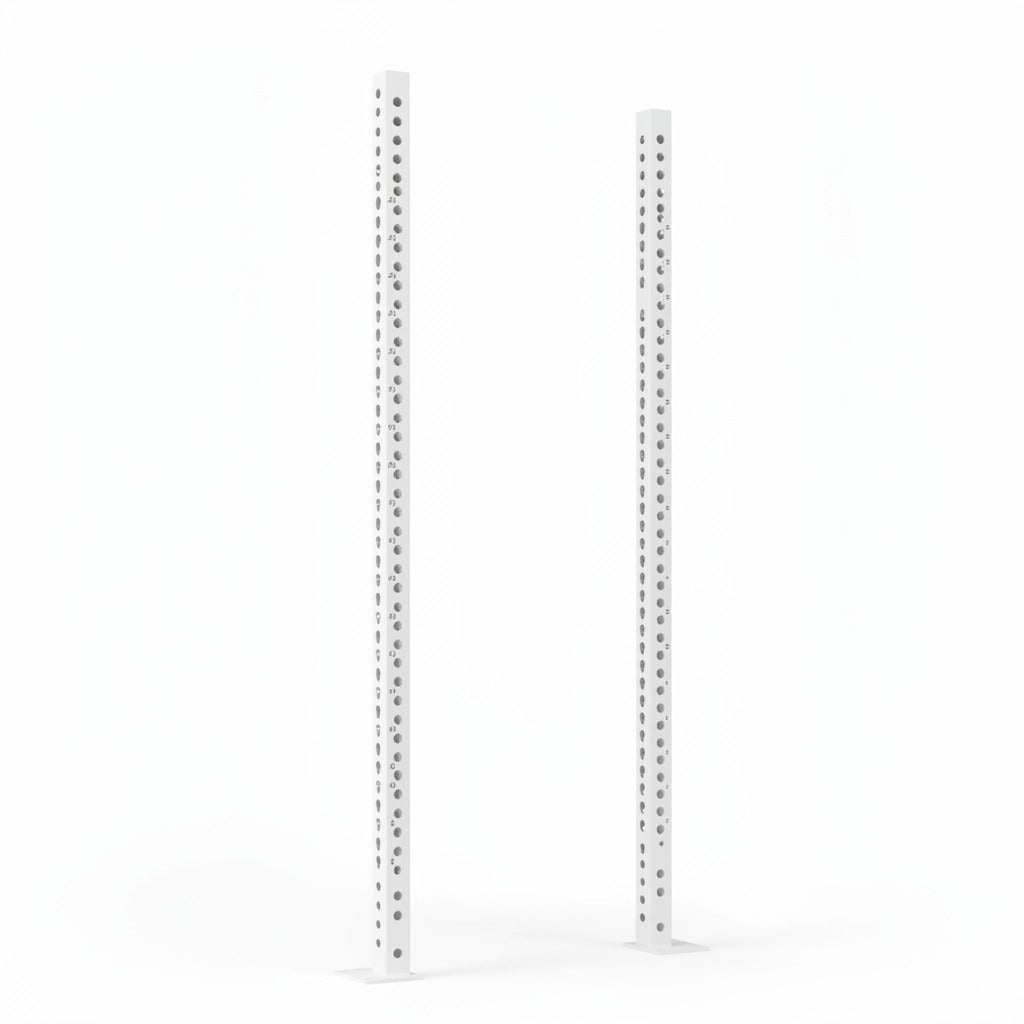 Scratch and Dent, Titan Series White Bolt Down Uprights | 2 Pack - view 1