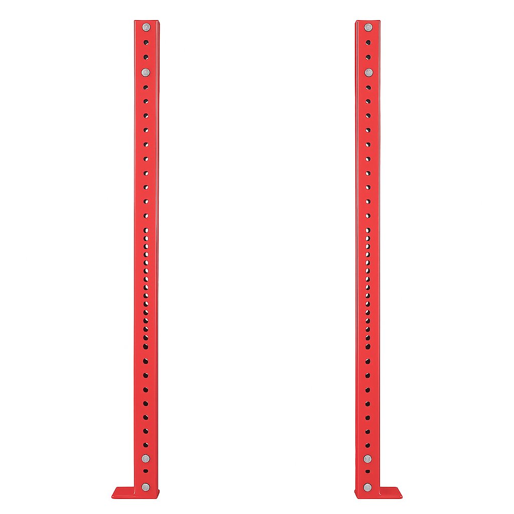 Scratch and Dent, X-3 Series Red Bolt Down Uprights | 2 Pack - view 1