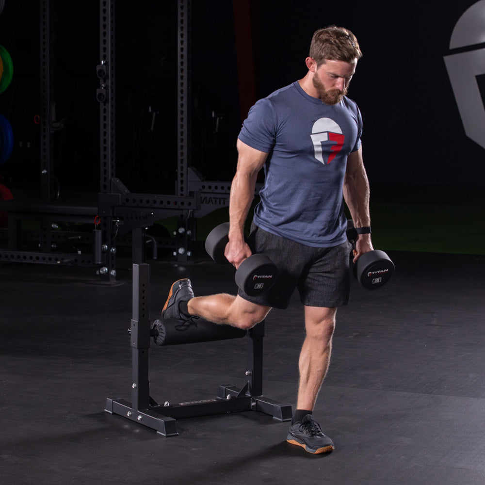Split Squat Machine Rig Bulgarian Split Squat Machine | Titan Fitness