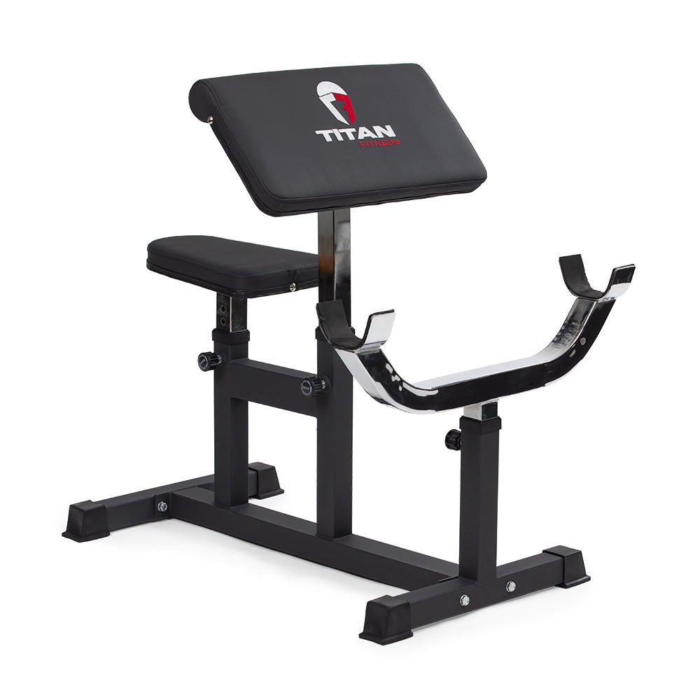 Adjustable Preacher Curl Attachment