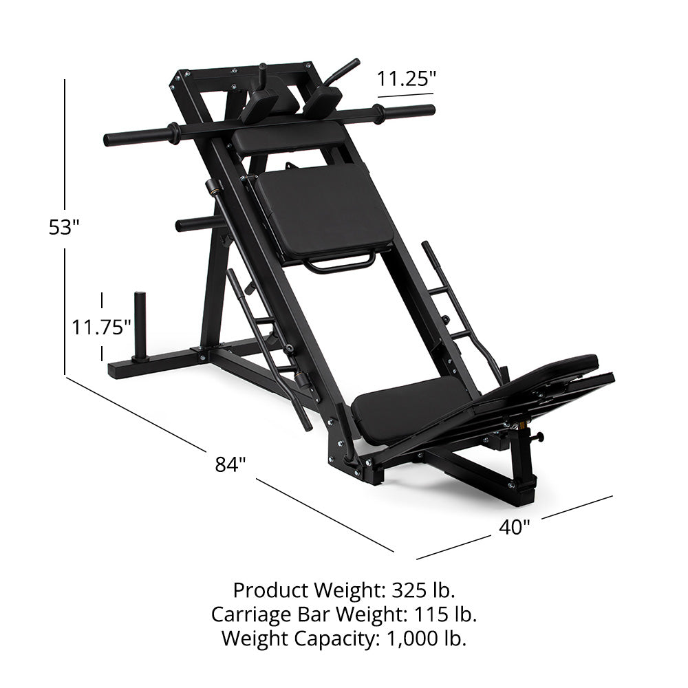 Leg Press Hack Squat Machine - view 14