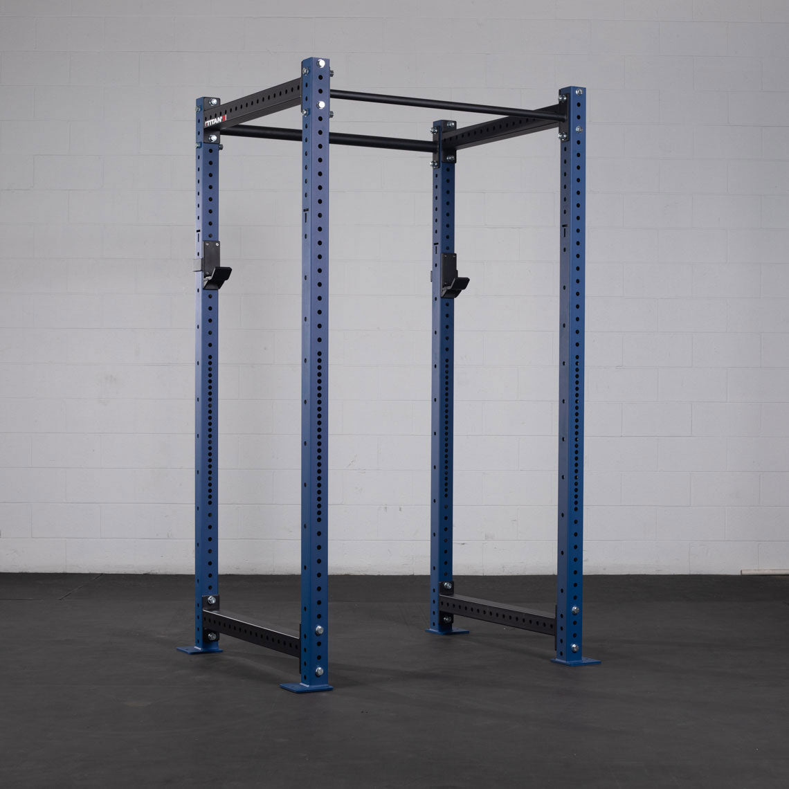 X-3 Series Bolt-Down Power Rack - Shown with 90: height rack | Navy / No Weight Plate Holders - view 9