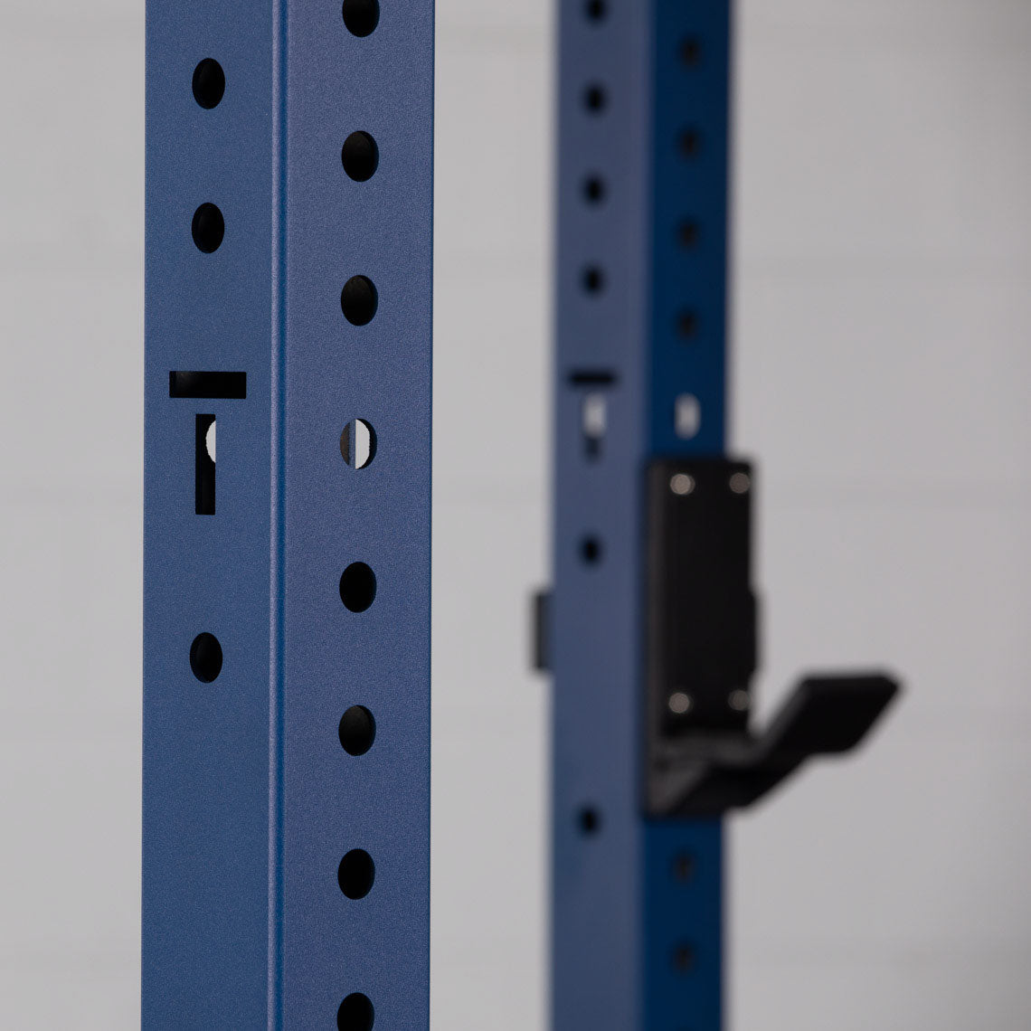 X-3 Series Bolt-Down Power Rack - Shown with 90" height rack - Barbell, bench, weights, and collars sold separate | Navy / No Weight Plate Holders - view 11