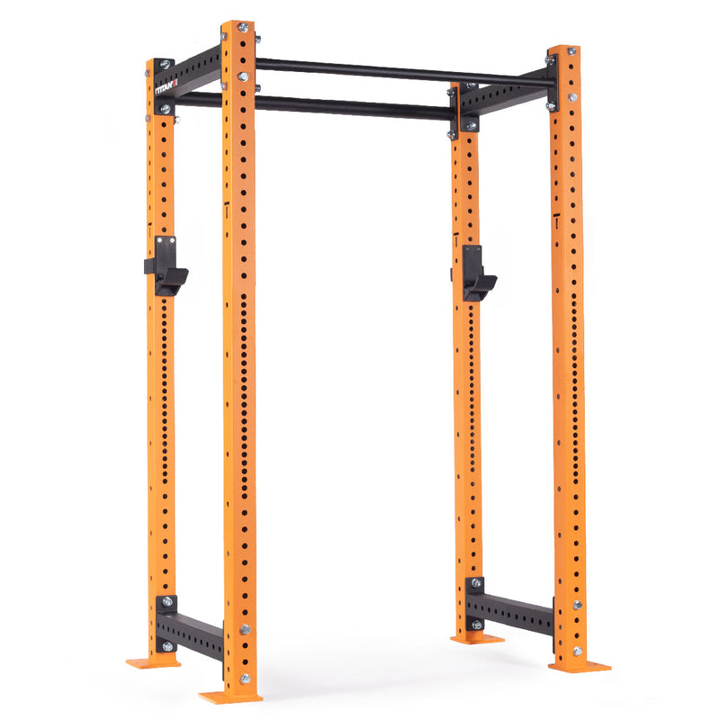 X-3 Series Bolt-Down Power Rack | Orange / No Weight Plate Holders