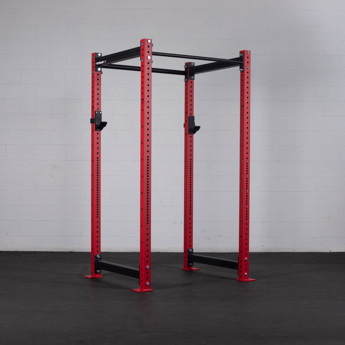 X-3 Series Bolt-Down Power Rack - Shown with 36" depth rack | Red / No Weight Plate Holders - view 23