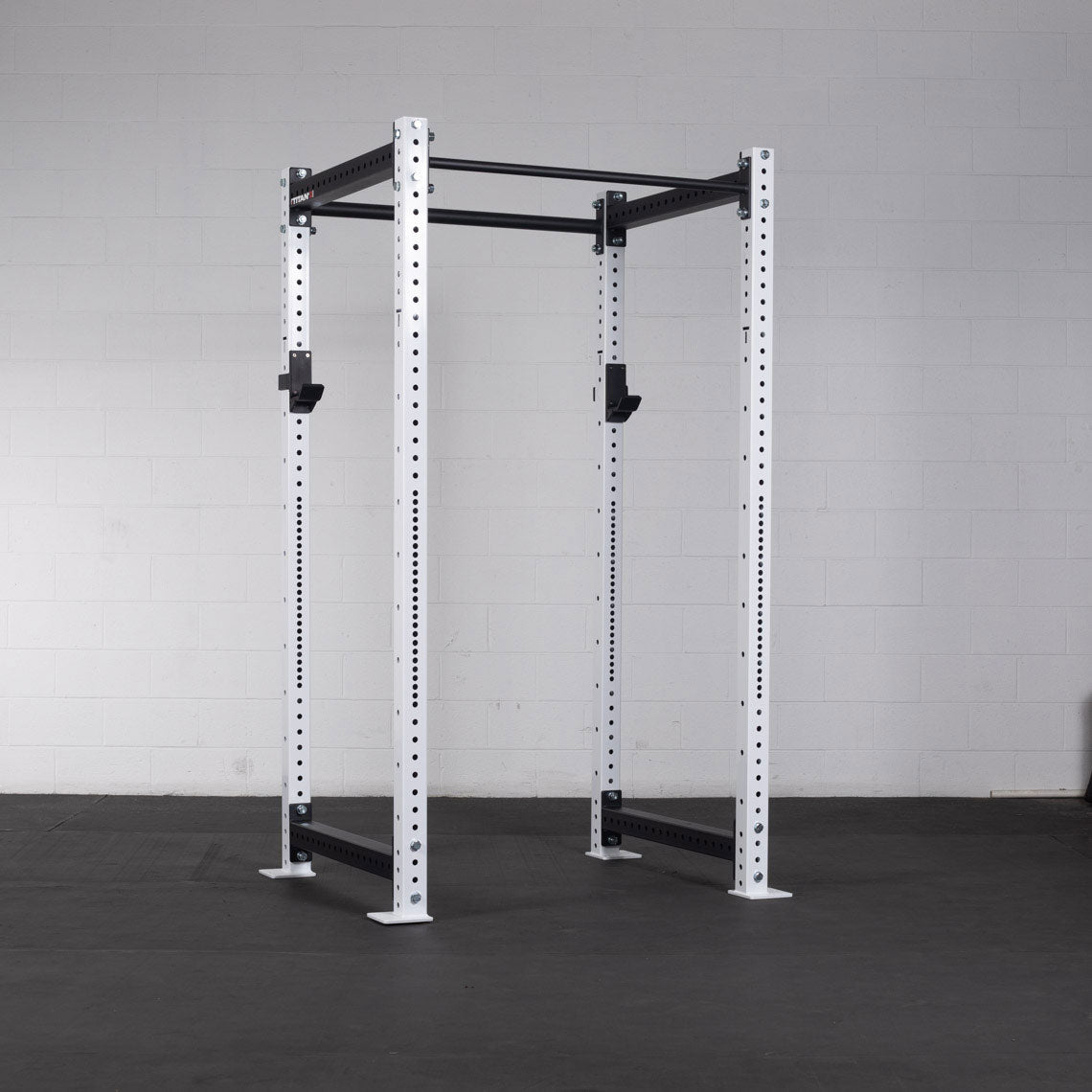 X-3 Series Bolt-Down Power Rack - Shown with 36" depth rack | White / No Weight Plate Holders - view 37