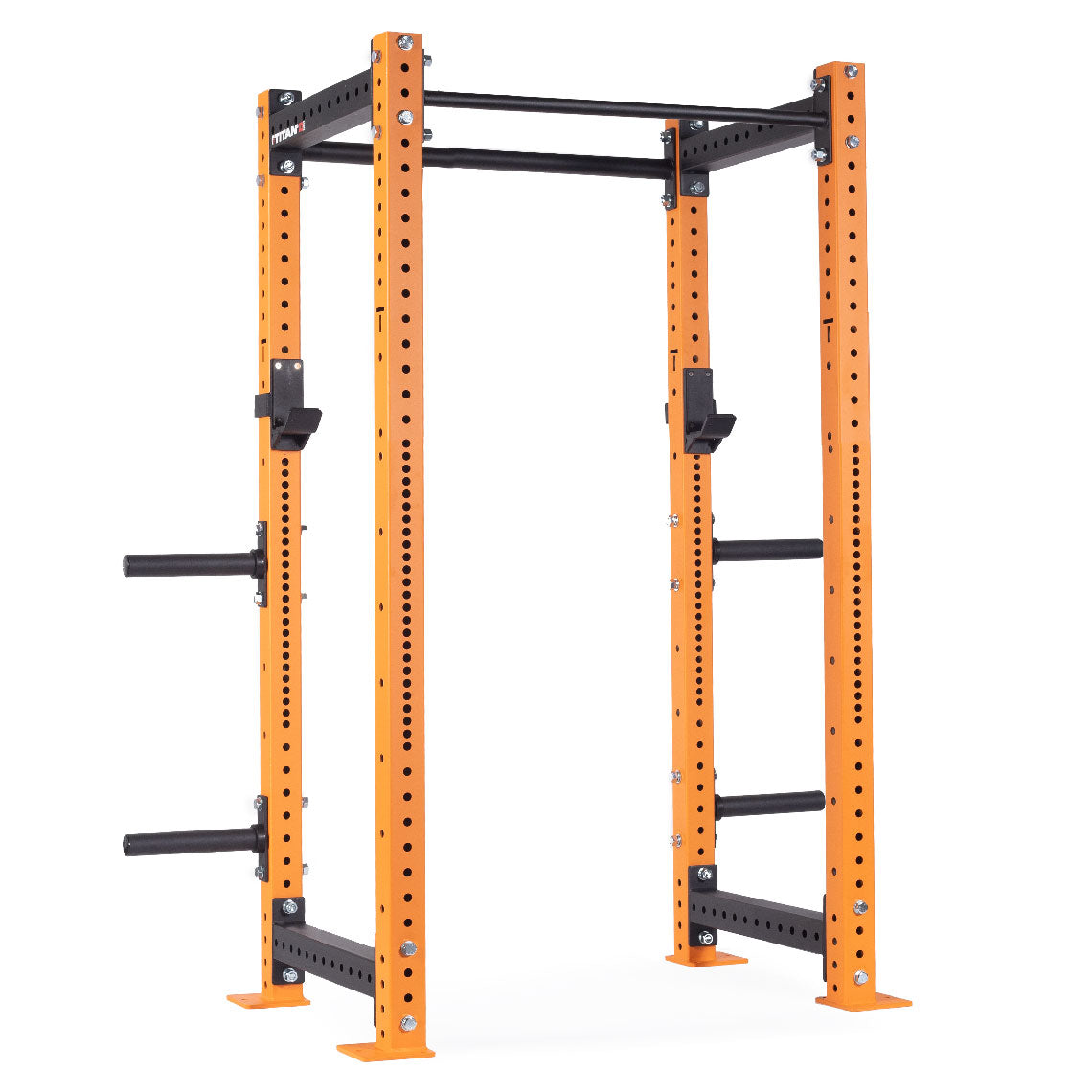 X-3 Series Bolt-Down Power Rack | Orange / 4 Pack Weight Plate Holders - view 59