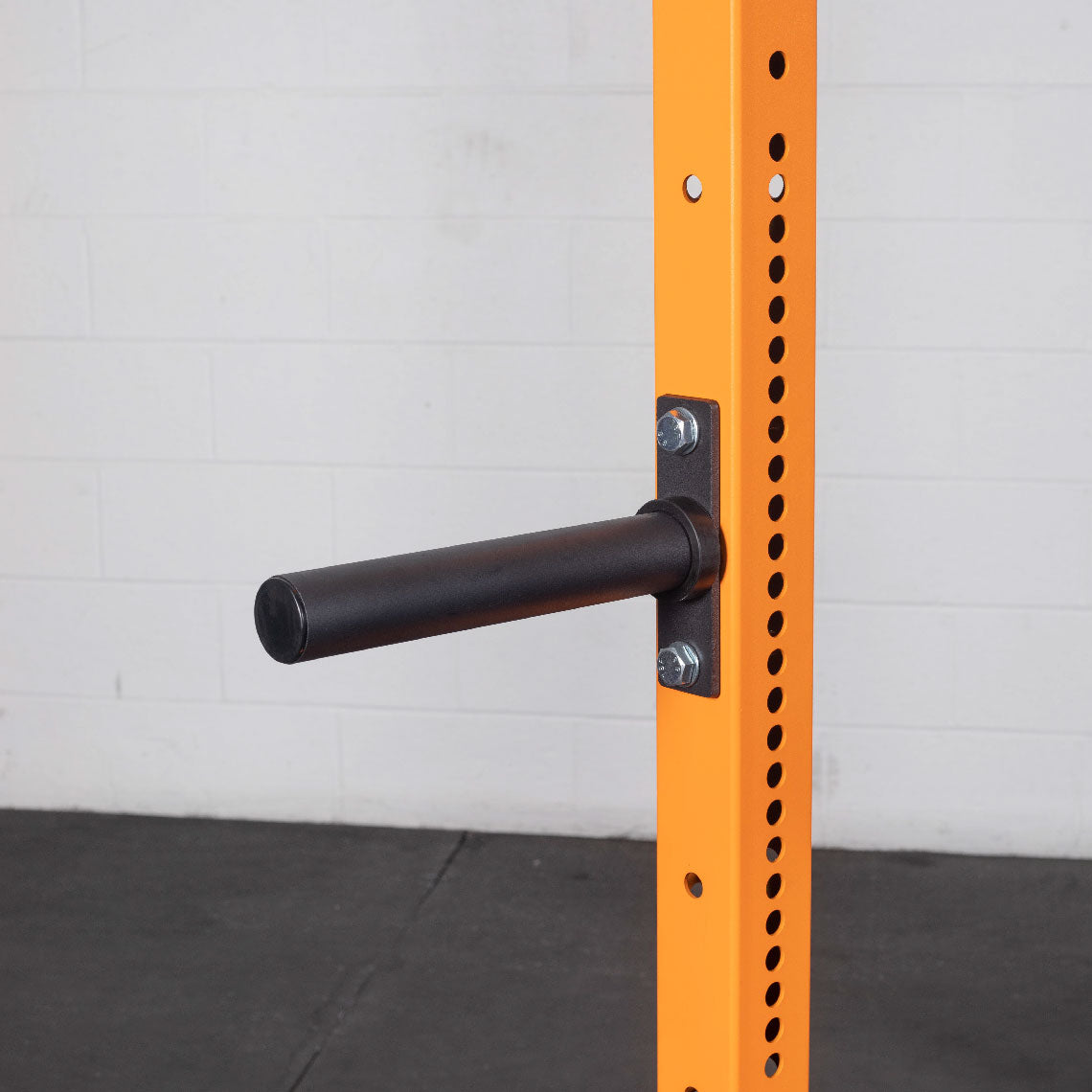 X-3 Series Bolt-Down Power Rack - 6" side hole spacing throughout entire upright | Orange / 4 Pack Weight Plate Holders - view 64