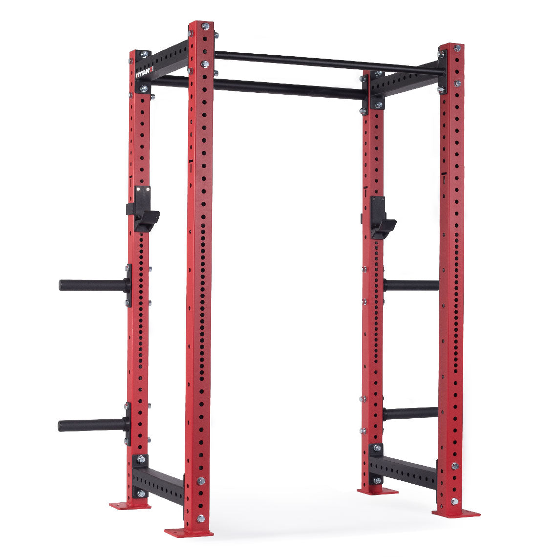 X-3 Series Bolt-Down Power Rack | Red / 4 Pack Weight Plate Holders - view 67