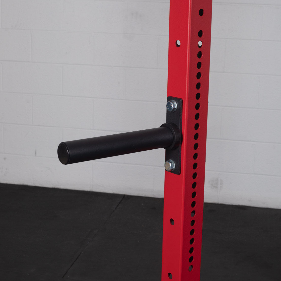 X-3 Series Bolt-Down Power Rack - 6" side hole spacing throughout entire upright | Red / 4 Pack Weight Plate Holders - view 72