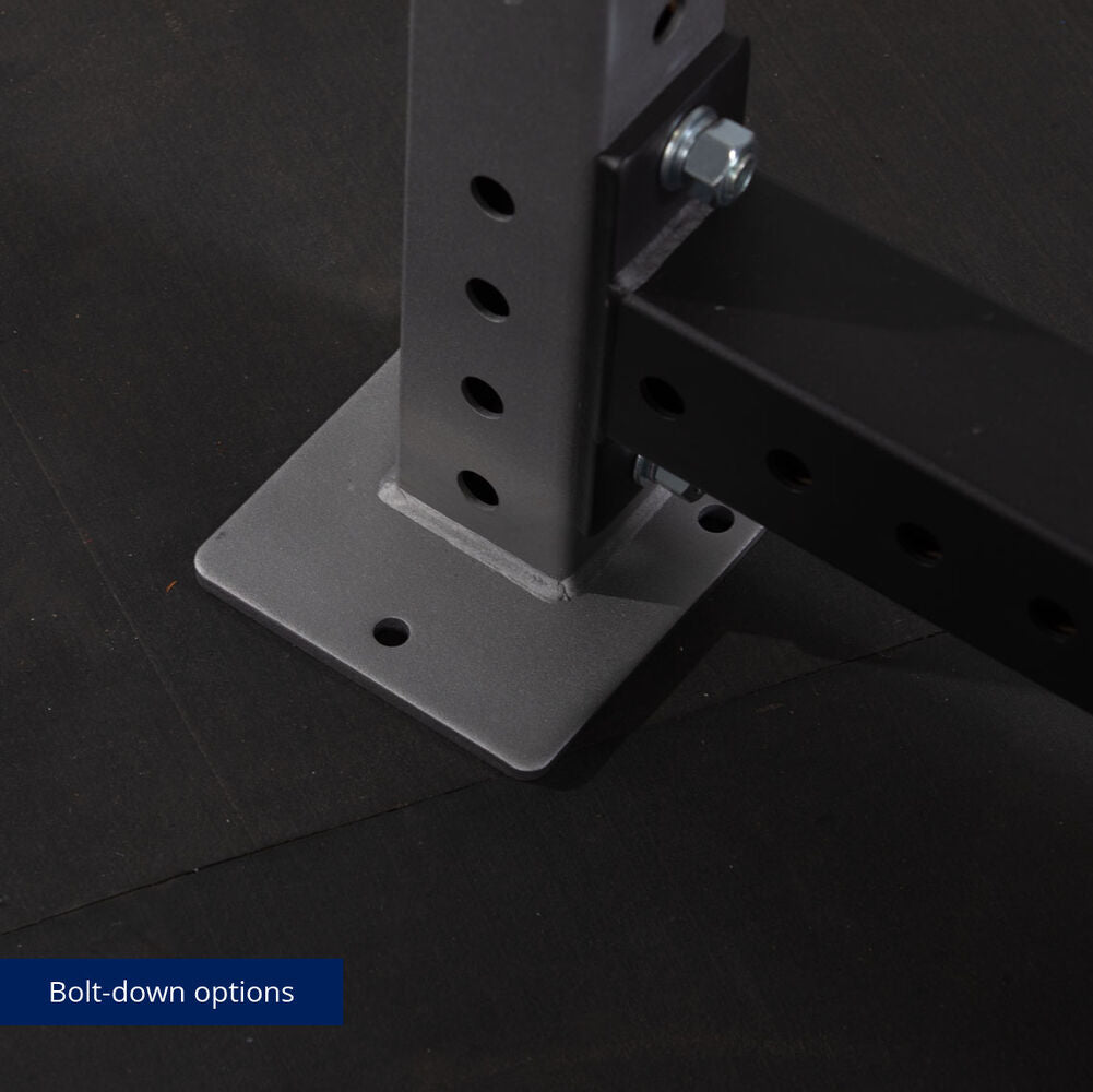 X-3 Series Bolt-Down Power Rack - Bolt-down options | Silver / No Weight Plate Holders - view 56