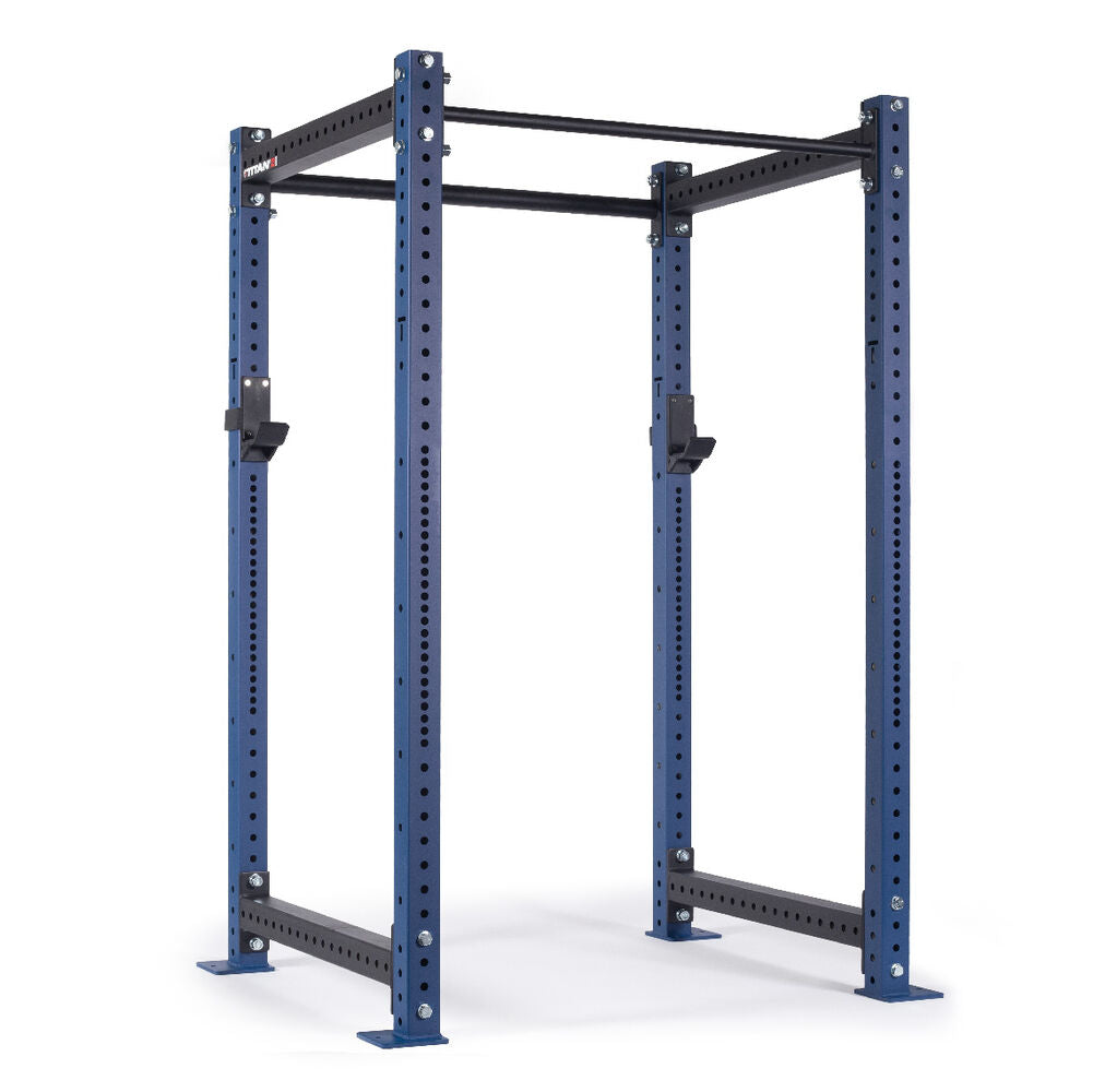X-3 Series Bolt-Down Power Rack | Navy / 4 Pack Weight Plate Holders - view 80