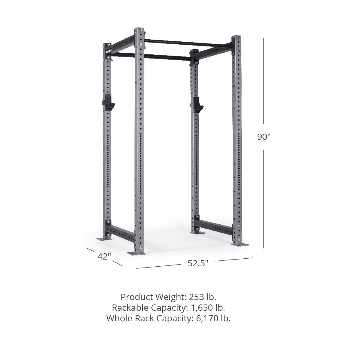 X 3 Series Bolt Down Power Rack Titan Fitness