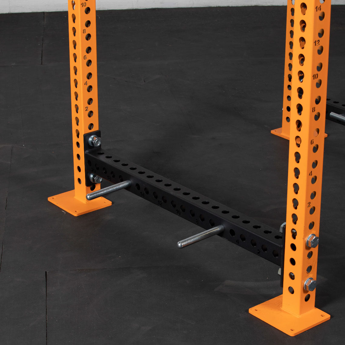 TITAN Series Power Rack - Included: (4) Band Pegs | Orange / 2” Fat Pull-Up Bar / Sandwich J-Hooks - view 47