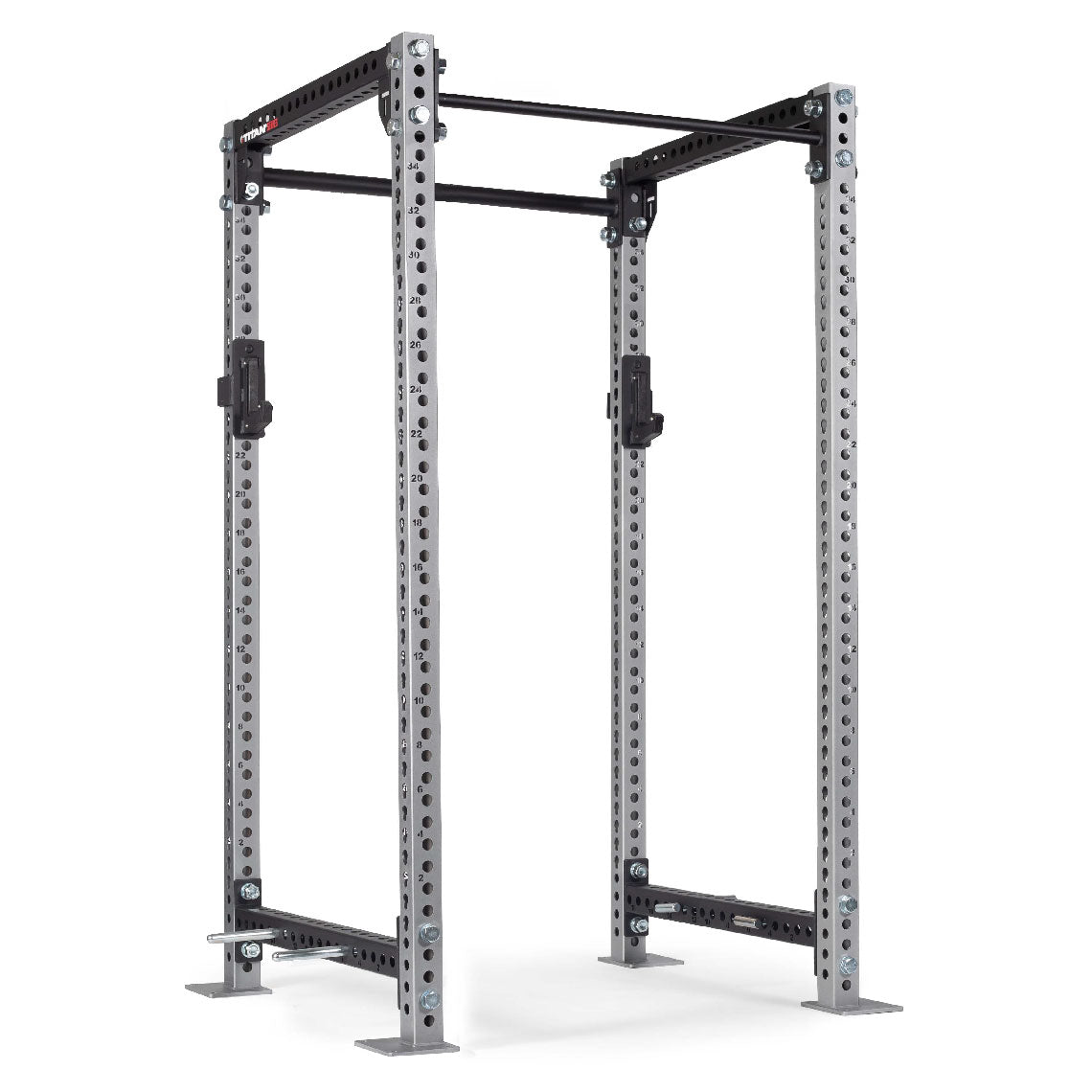 TITAN Series Power Rack | Silver / 2” Fat Pull-Up Bar / Sandwich J-Hooks - view 56