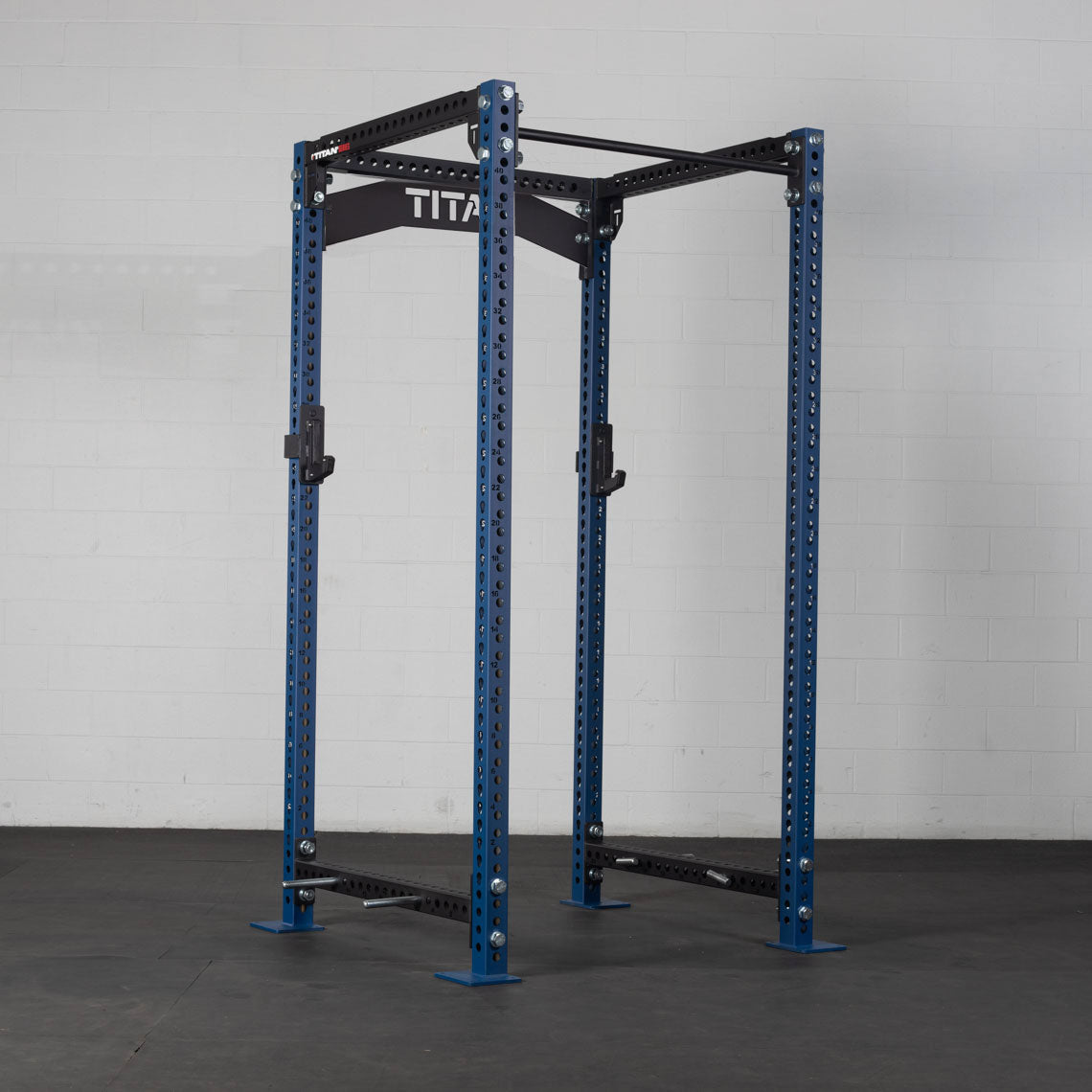 TITAN Series Power Rack - Included: (2) Sandwich J-Hooks with UHMW Plastic | Navy / Crossmember Nameplate / Sandwich J-Hooks - view 148