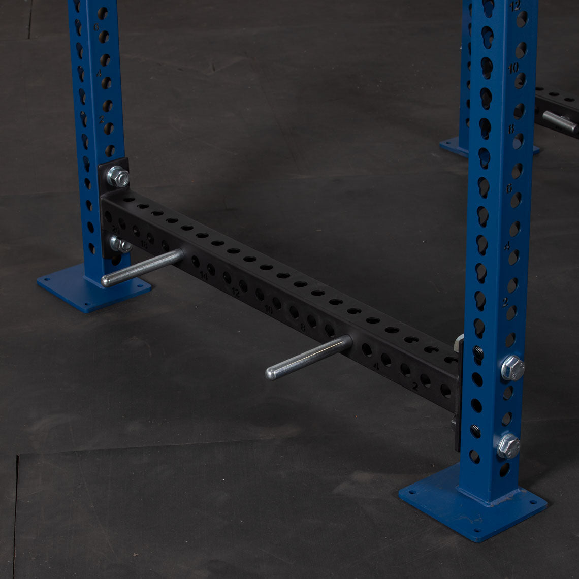 TITAN Series Power Rack - Bolt Down Options | Navy / Crossmember Nameplate / Sandwich J-Hooks - view 151