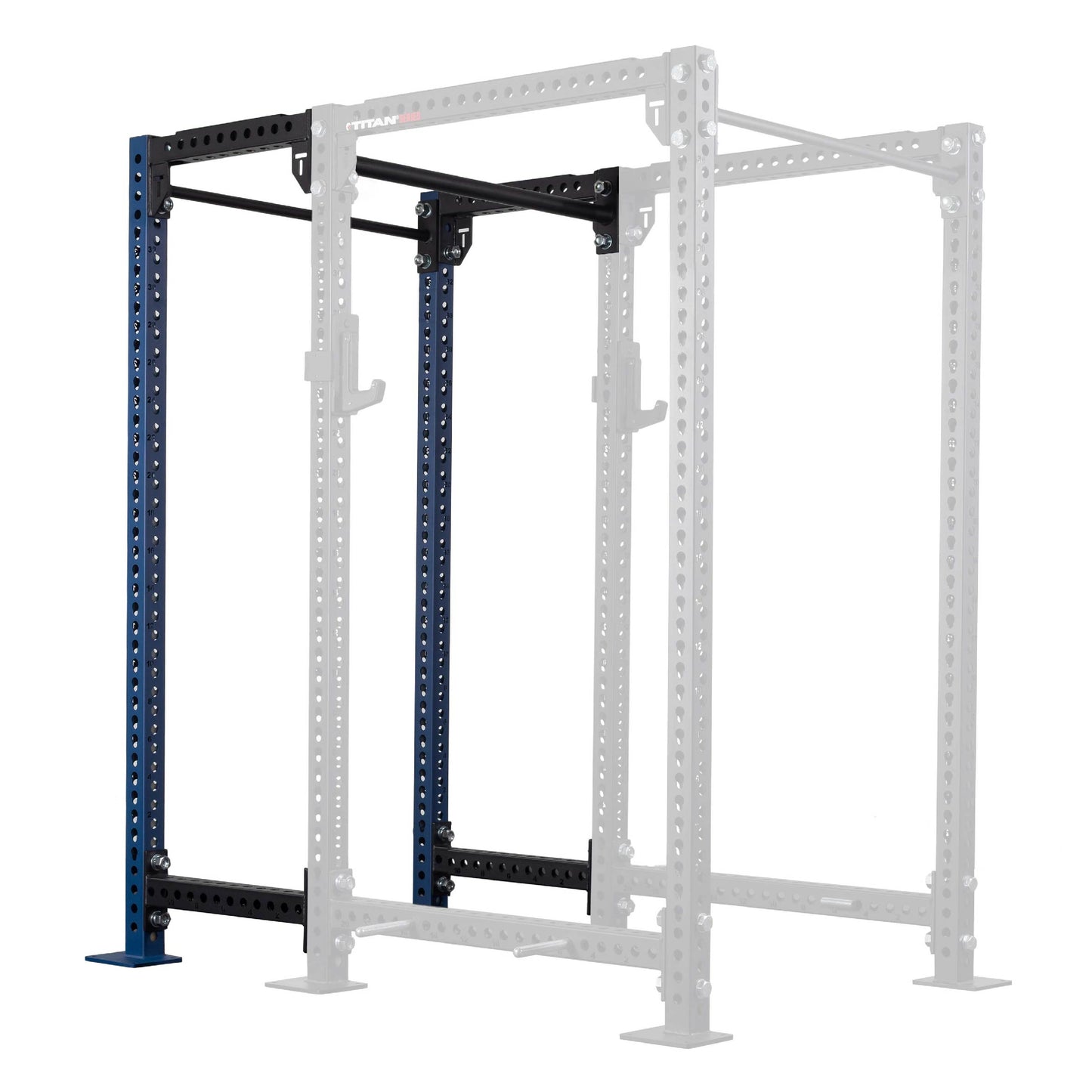 TITAN Series 24" Extension Kit - Extension Color: Navy - Extension Height: 90" - Crossmember: 1.25" Pull-Up Bar | Navy / 90" / 1.25" Pull-Up Bar - view 44