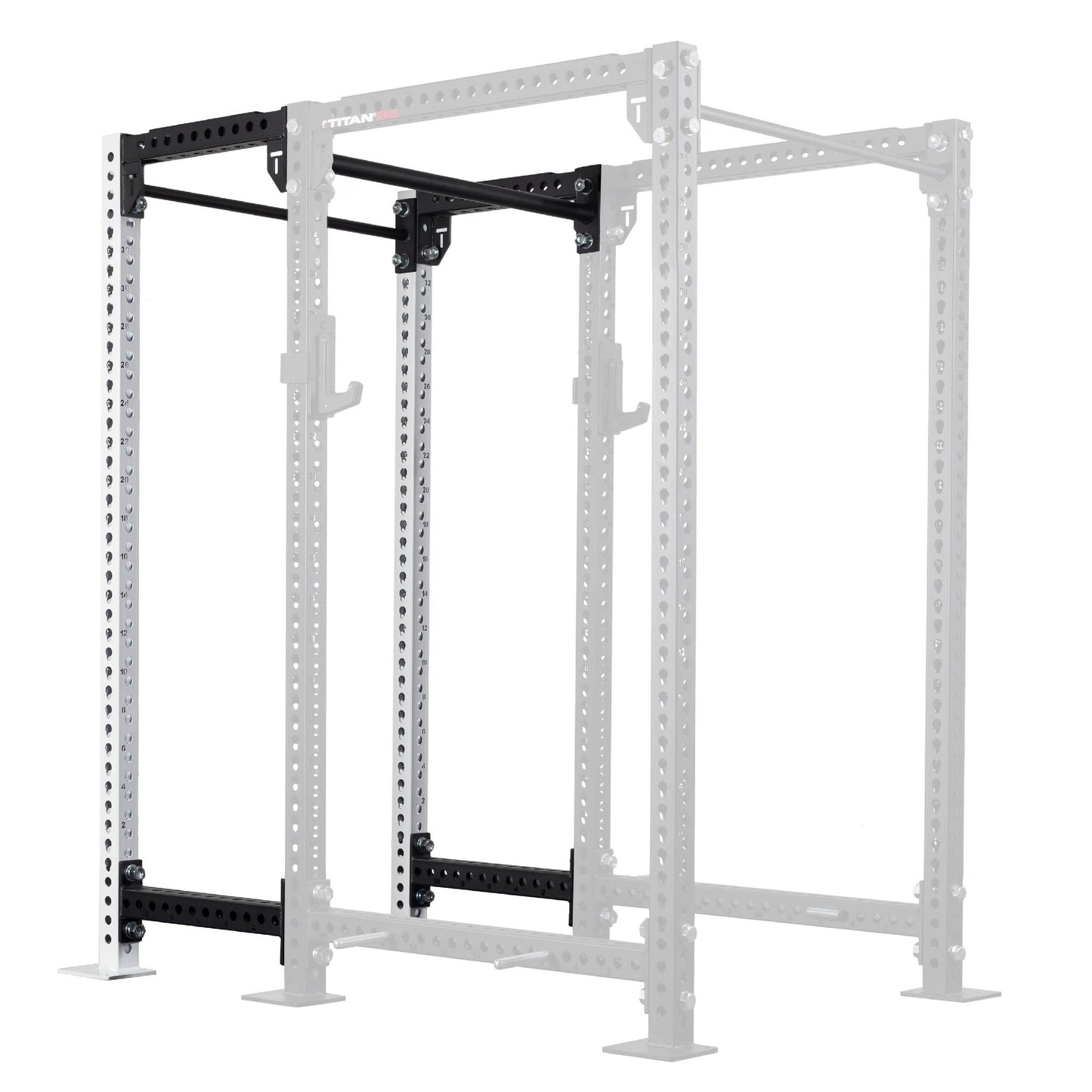TITAN Series 24" Extension Kit - Extension Color: White - Extension Height: 90" - Crossmember: 1.25" Pull-Up Bar | White / 90" / 1.25" Pull-Up Bar - view 205