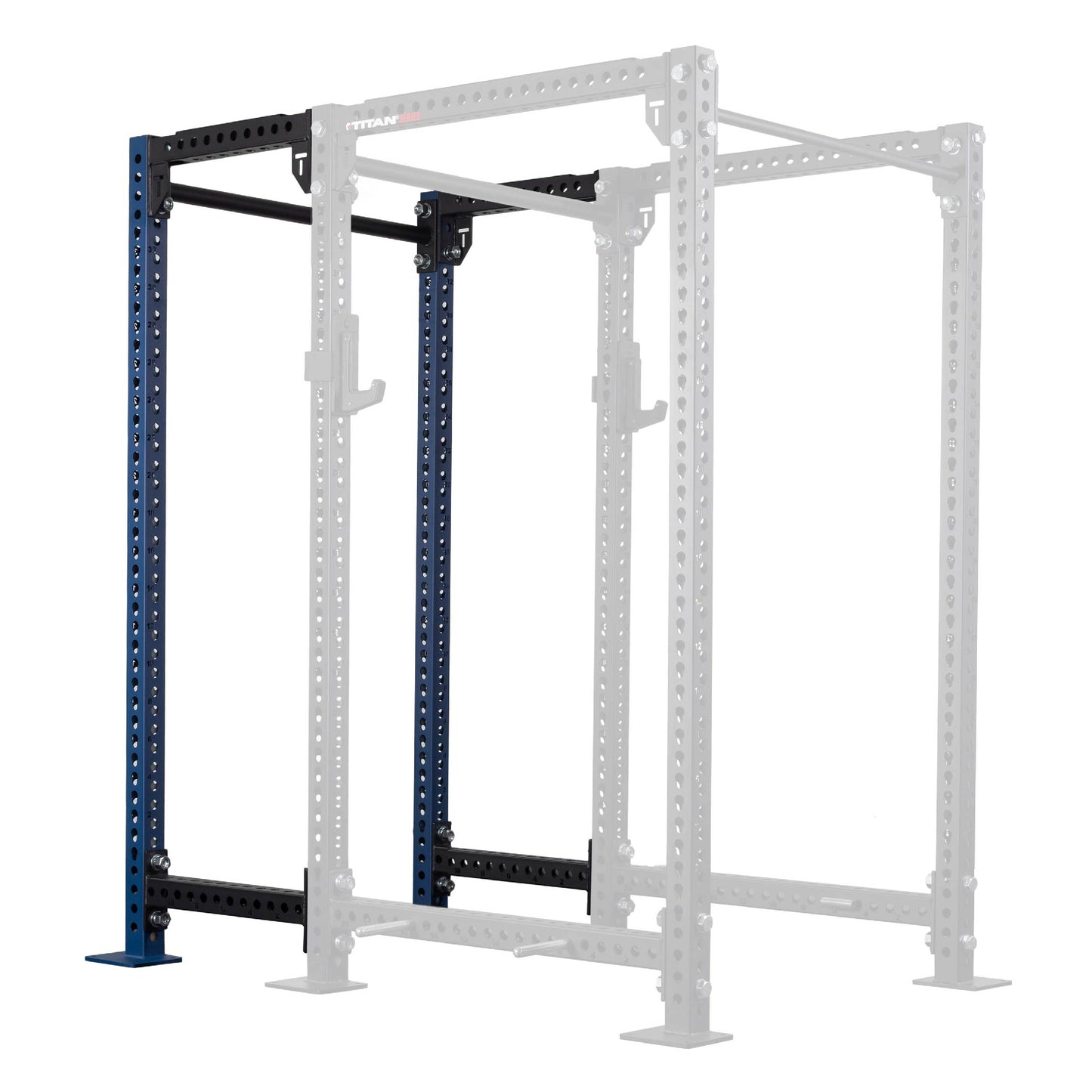 TITAN Series 24" Extension Kit - Extension Color: Navy - Extension Height: 90" - Crossmember: 2" Fat Pull-Up Bar | Navy / 90" / 2" Fat Pull-Up Bar - view 49
