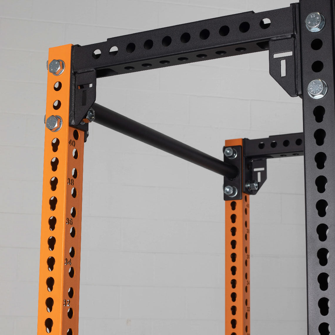 TITAN Series 24" Extension Kit - Extension Color: Orange - Extension Height: 90" - Crossmember: 2" Fat Pull-Up Bar | Orange / 90" / 2" Fat Pull-Up Bar - view 92