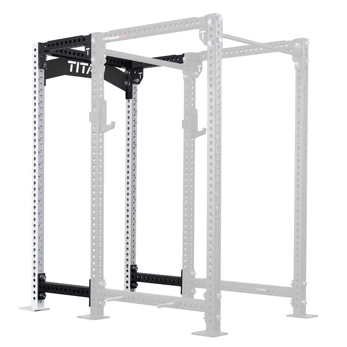 TITAN Series 24" Extension Kit - Extension Color: White - Extension Height: 90" - Crossmember: Crossmember Nameplate | White / 90" / Crossmember Nameplate - view 215