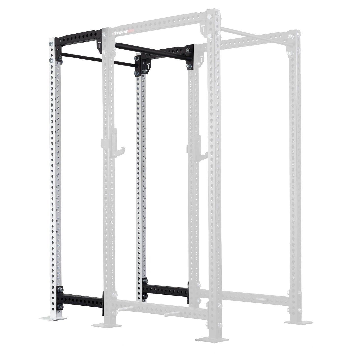 TITAN Series 24" Extension Kit - Extension Color: White - Extension Height: 100" - Crossmember: 1.25" Pull-Up Bar | White / 100" / 1.25" Pull-Up Bar - view 225