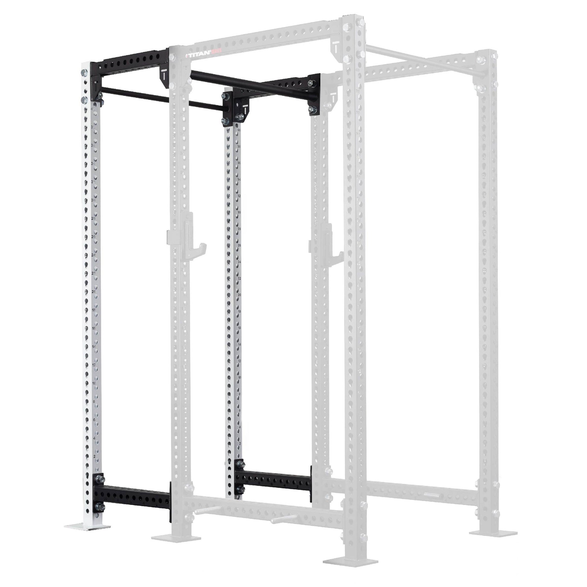 TITAN Series 24" Extension Kit - Extension Color: White - Extension Height: 100" - Crossmember: 1.25" Pull-Up Bar | White / 100" / 1.25" Pull-Up Bar