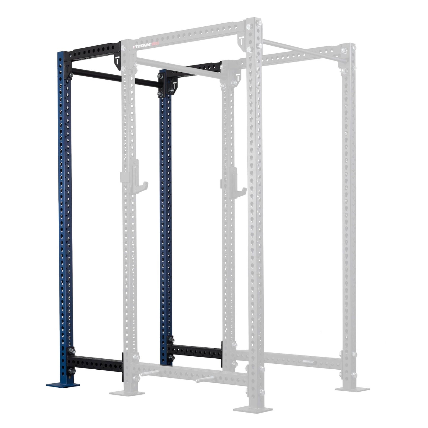TITAN Series 24" Extension Kit - Extension Color: Navy - Extension Height: 100" - Crossmember: 2" Fat Pull-Up Bar | Navy / 100" / 2" Fat Pull-Up Bar - view 70