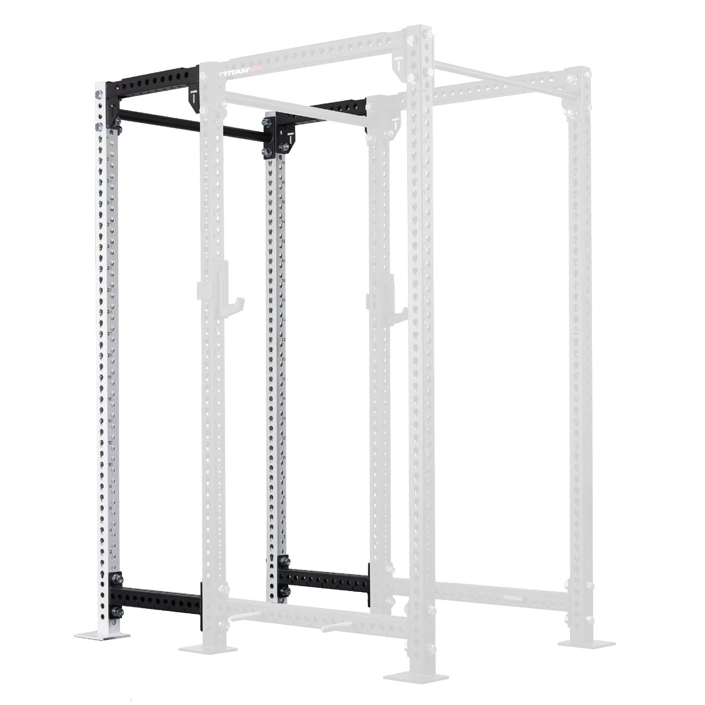 TITAN Series 24" Extension Kit - Extension Color: White - Extension Height: 100" - Crossmember: 2" Fat Pull-Up Bar | White / 100" / 2" Fat Pull-Up Bar - view 230