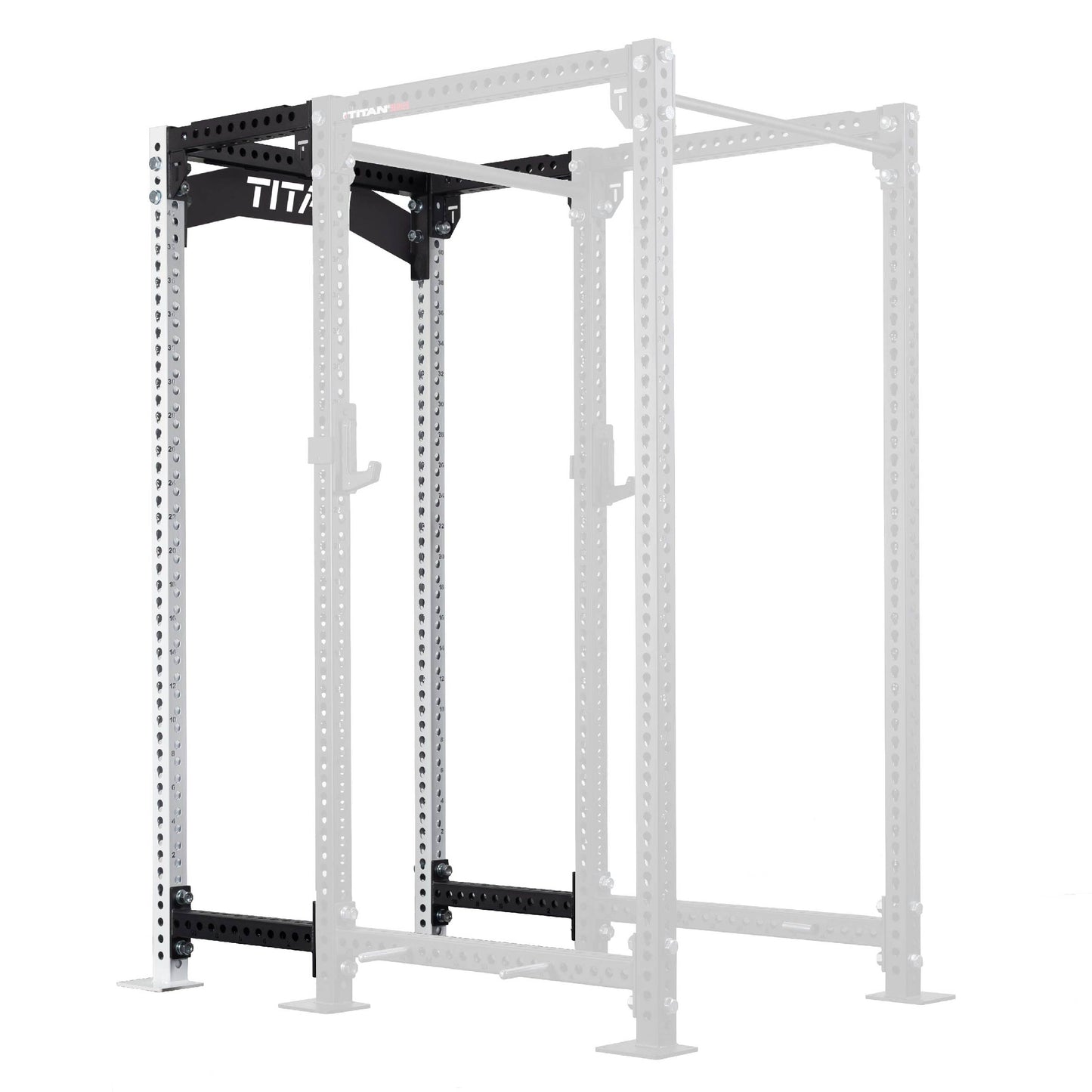 TITAN Series 24" Extension Kit - Extension Color: White - Extension Height: 100" - Crossmember: Crossmember Nameplate | White / 100" / Crossmember Nameplate - view 235