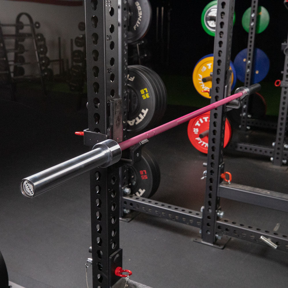 TITAN Series Women’s Olympic Barbell - Color: Pink | Pink - view 13