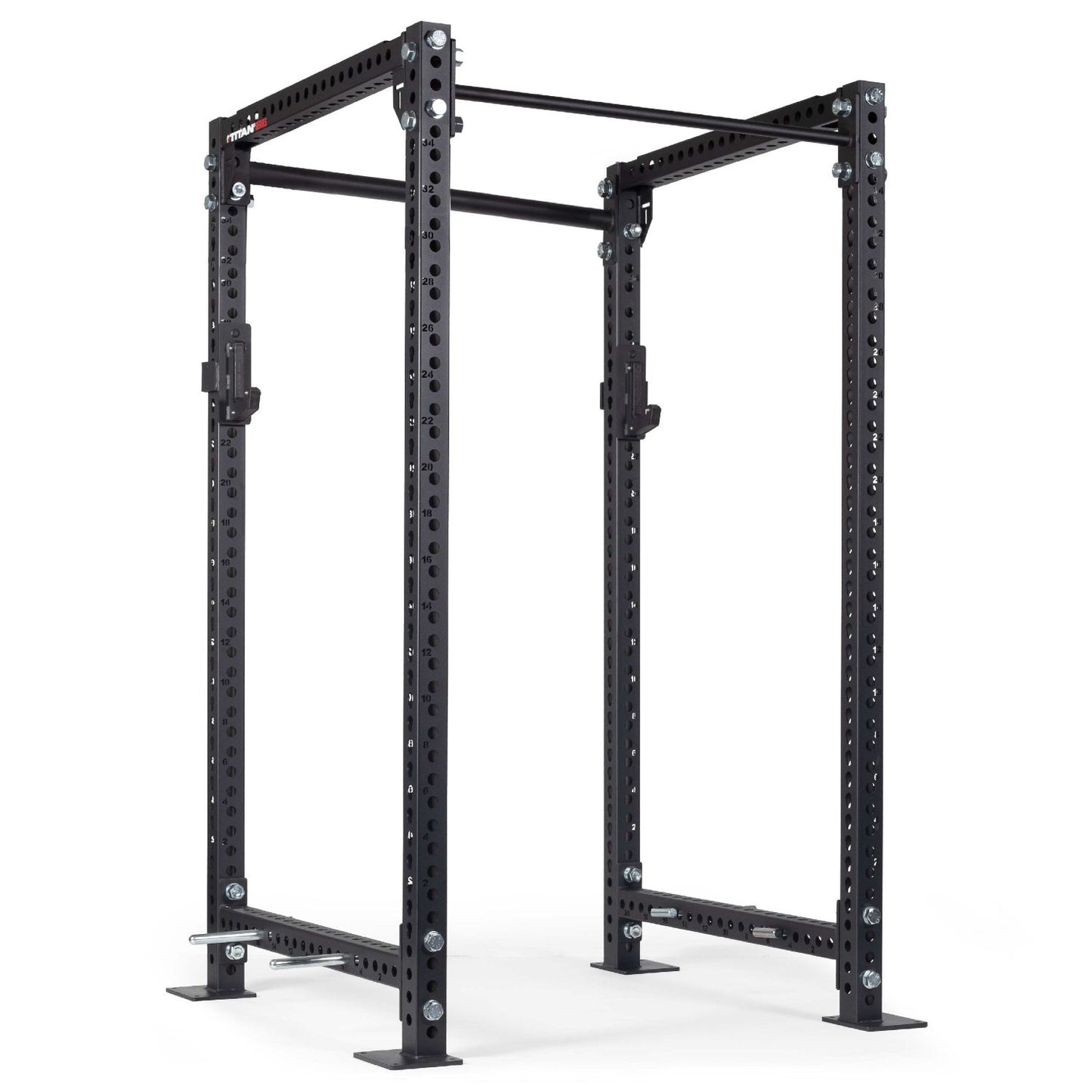 TITAN Series Power Rack - Shown With 36" Depth Rack | Black / 2” Fat Pull-Up Bar / No J-Hooks - view 1