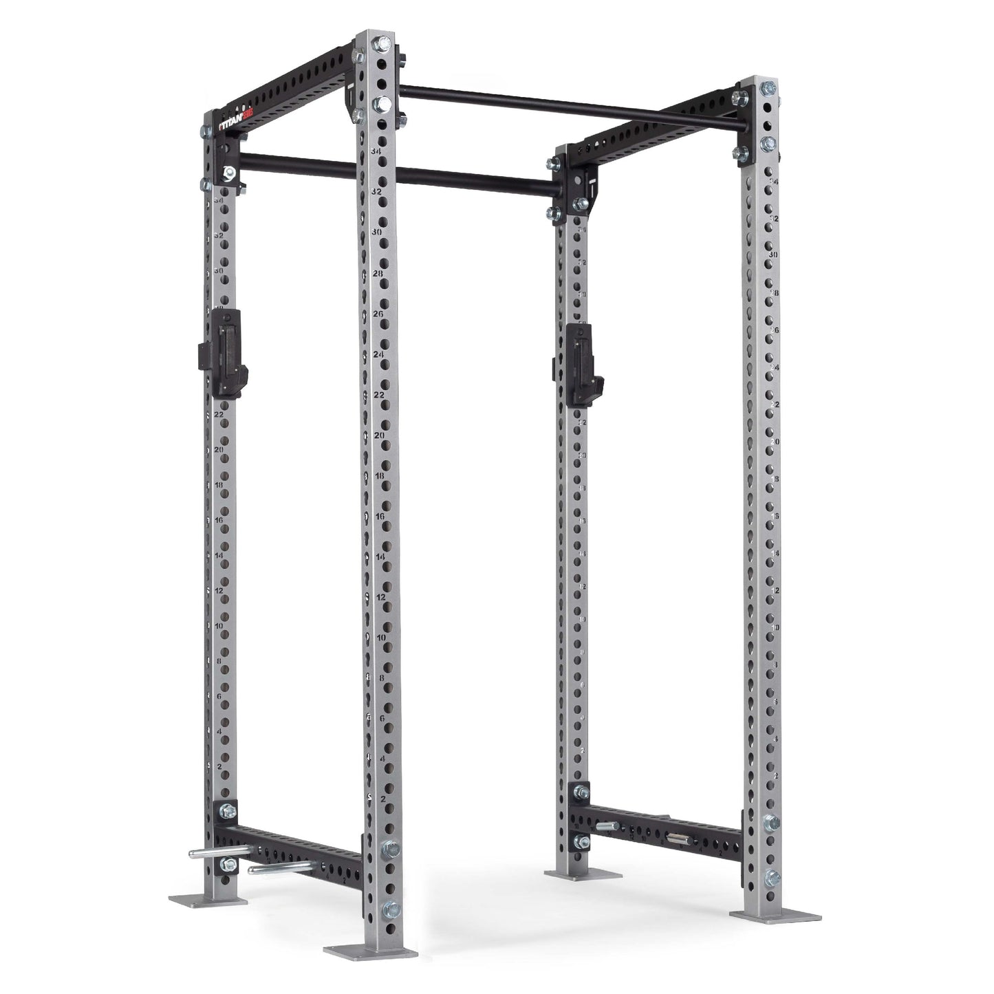 TITAN Series Power Rack | Silver / 2” Fat Pull-Up Bar / No J-Hooks - view 21