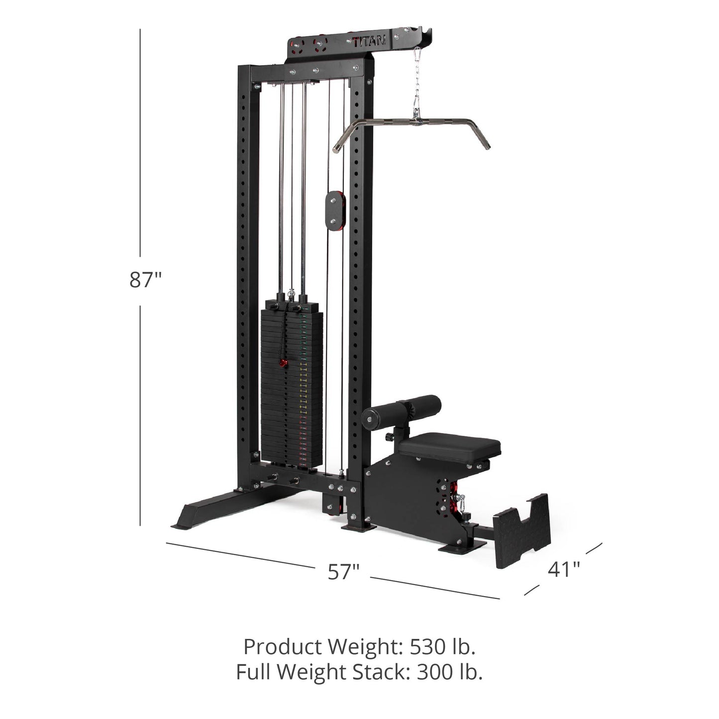 Lat Tower | 10 - 300 LB Selector - view 12