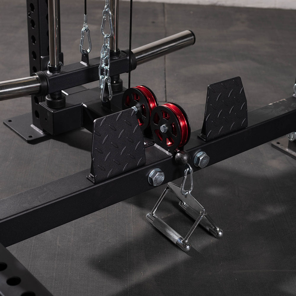TITAN Series Lat Tower Power Rack Attachment | 100" / Crossmember Nameplate - view 69