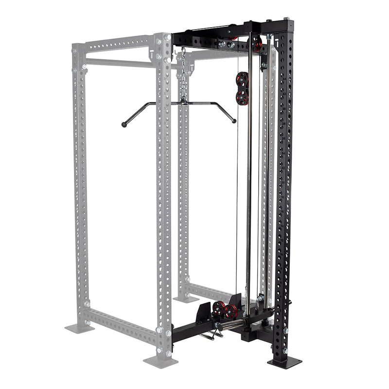 TITAN Series Lat Tower Power Rack Attachment | 100" / Crossmember Stabilizer