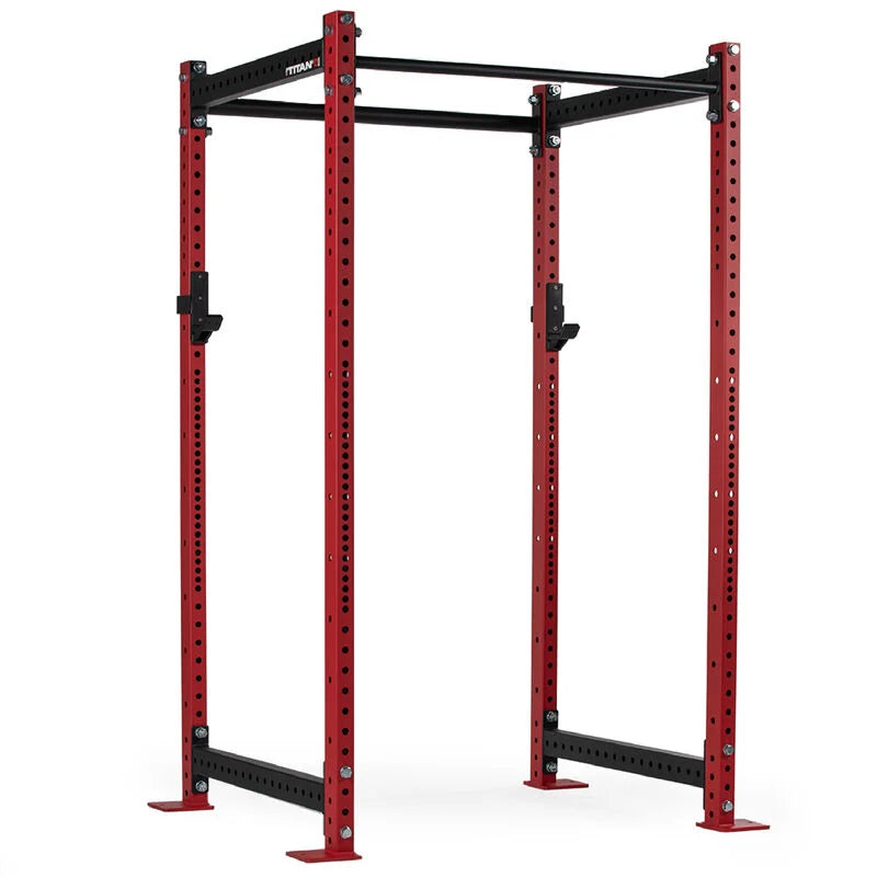 T-3 Series Power Rack | Red / No Weight Plate Holders