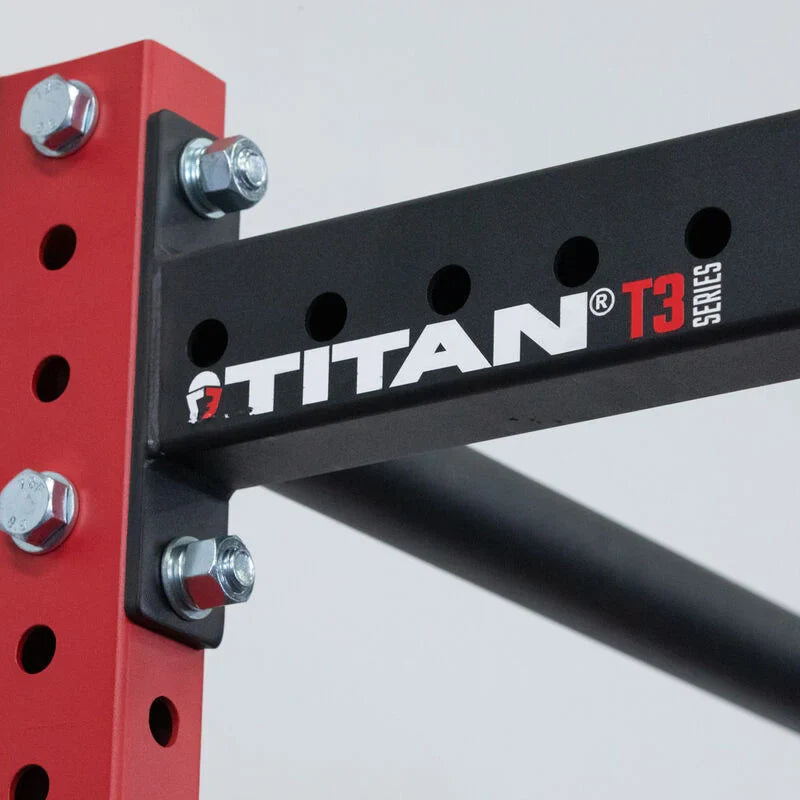 T-3 Series Power Rack Bolt Together Design | Red / 4 Pack Weight Plate Holders - view 18