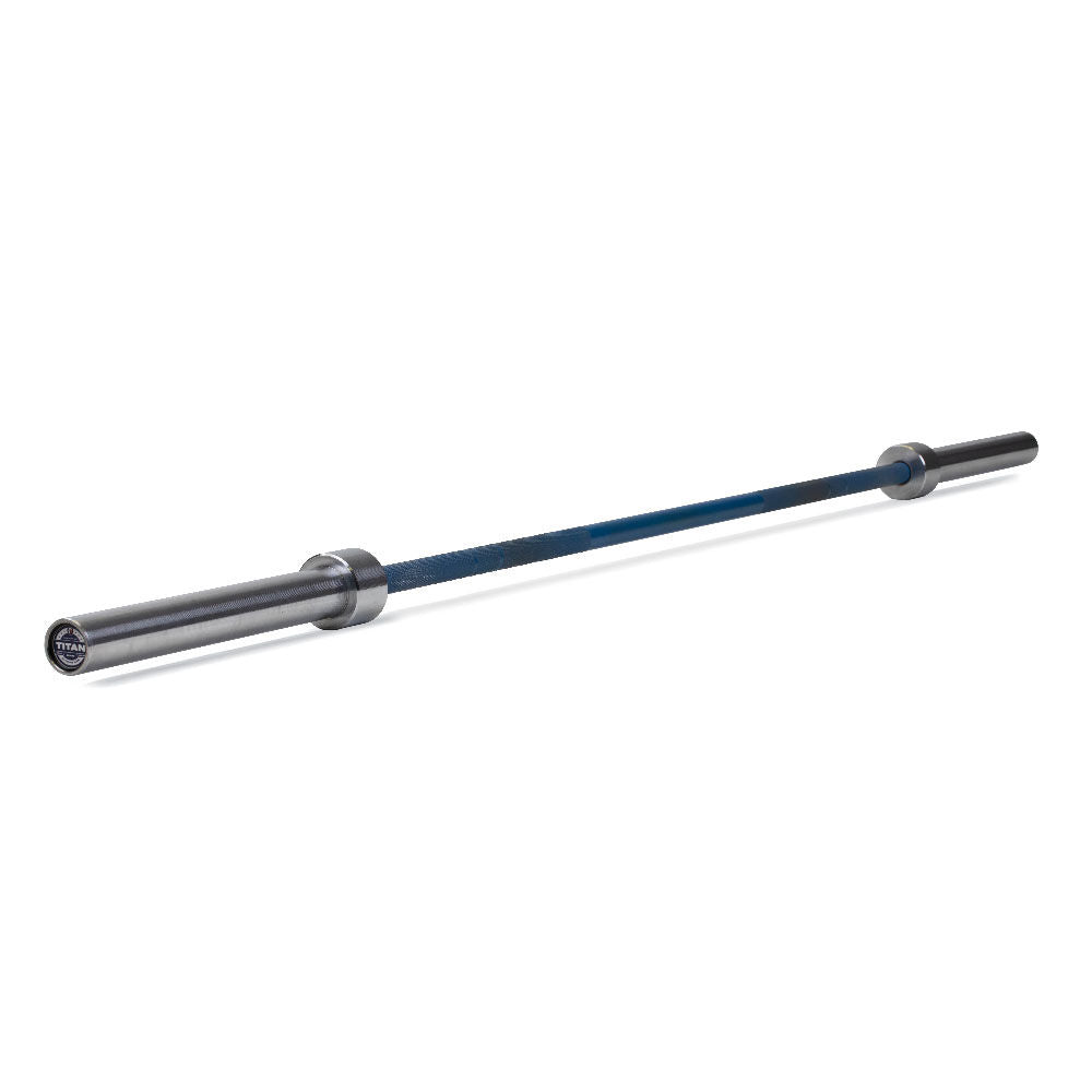 TITAN Series Cerakote Olympic Barbell - Color: Blue | Blue - view 9