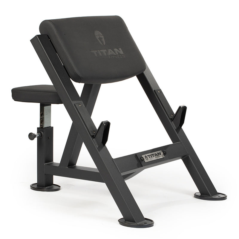 Workout Machine Titan Fitness Preacher Curl Bench Titan Preacher